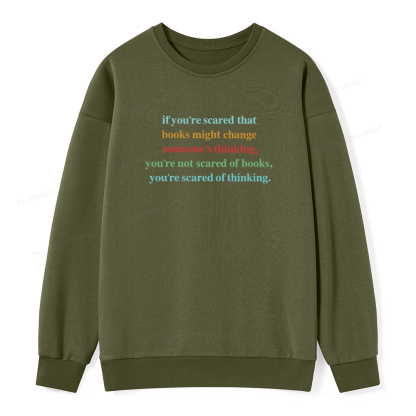 Pagewings Censorship Social Justice Shirt Booktrovert Unisex Classic Sweatshirt