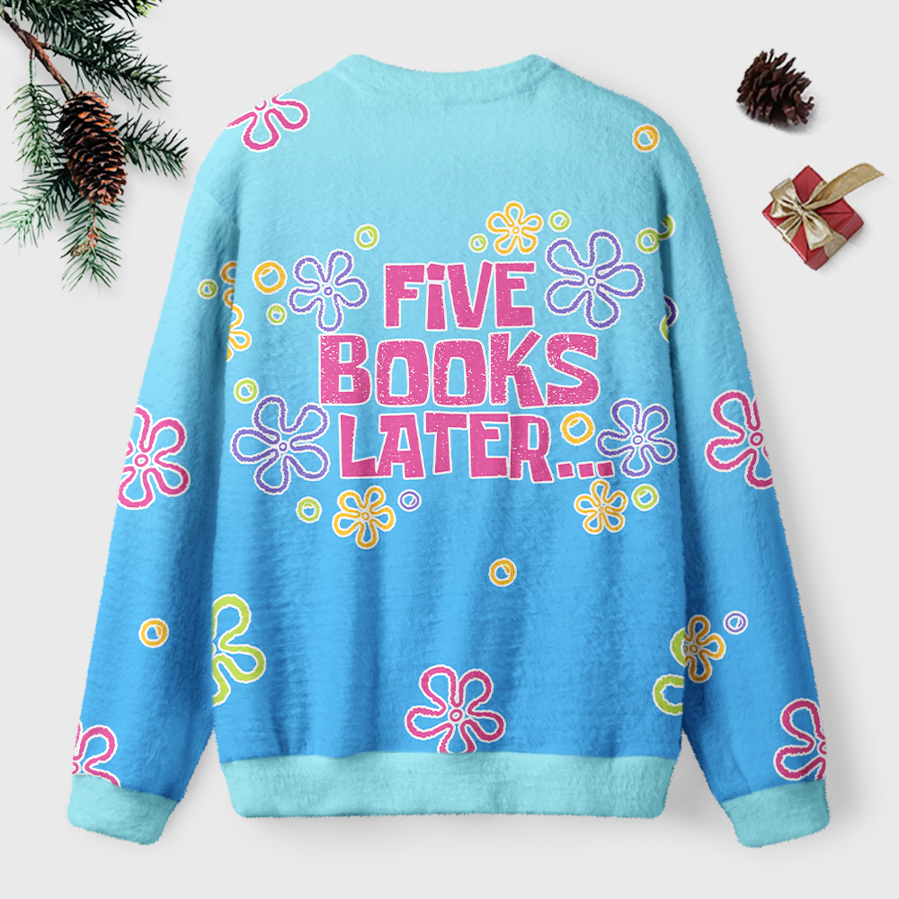 Pagewings Book Lover Unisex Ugly Light Knit Sweatshirt 