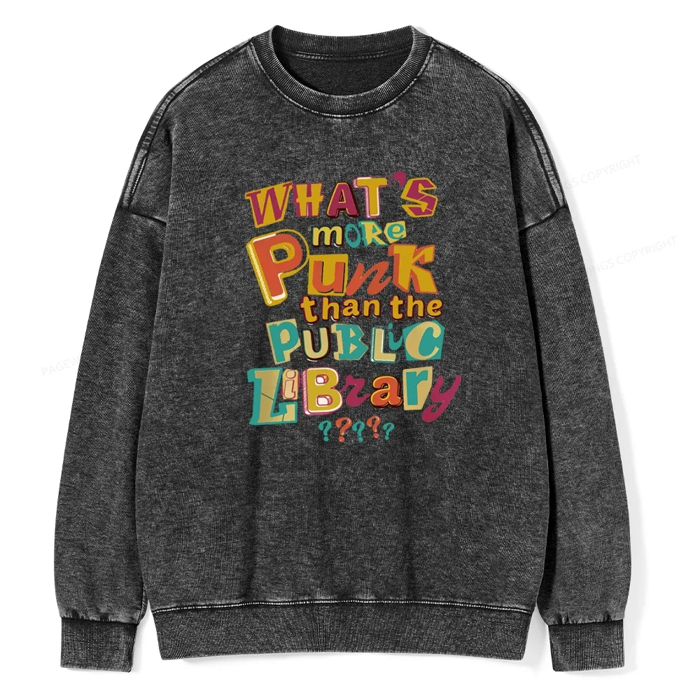 Pagewings  The Cozy Bookish Apparel You Can Dress Unisex Washed Sweatshirt