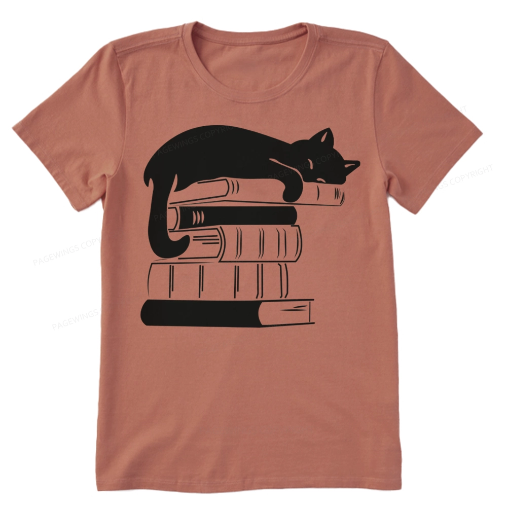 Pagewings Books And Cats Unisex Classic T-shirt