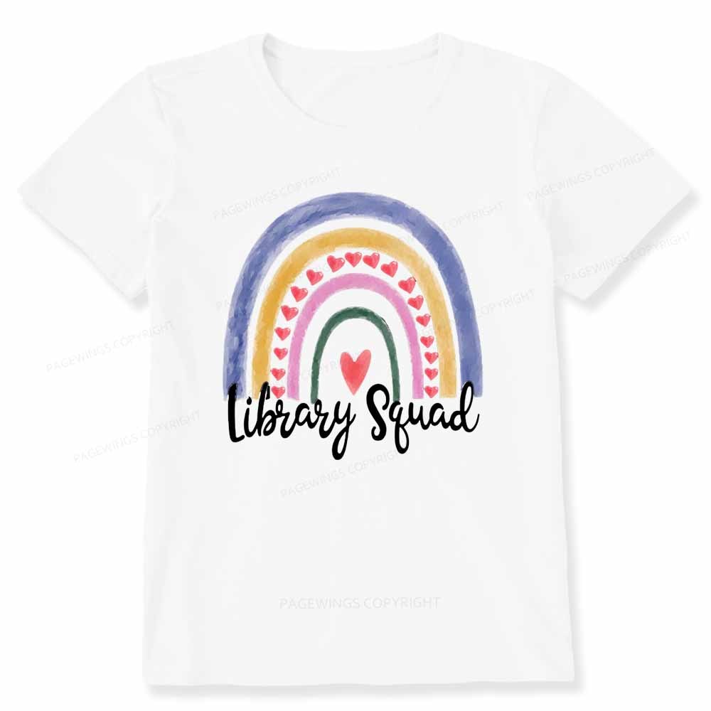 Pagewings Library Squad Shirt Unisex Classic T-shirt