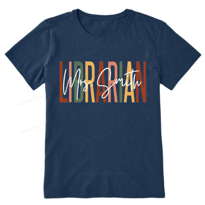 Pagewing Personalized Librarian Unisex Classic T-shirt