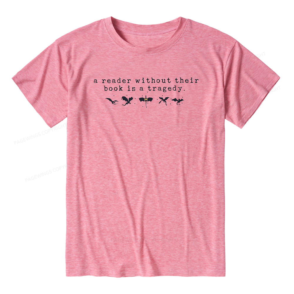 Pagewings Fantasy Reading Unisex Heather T-Shirt