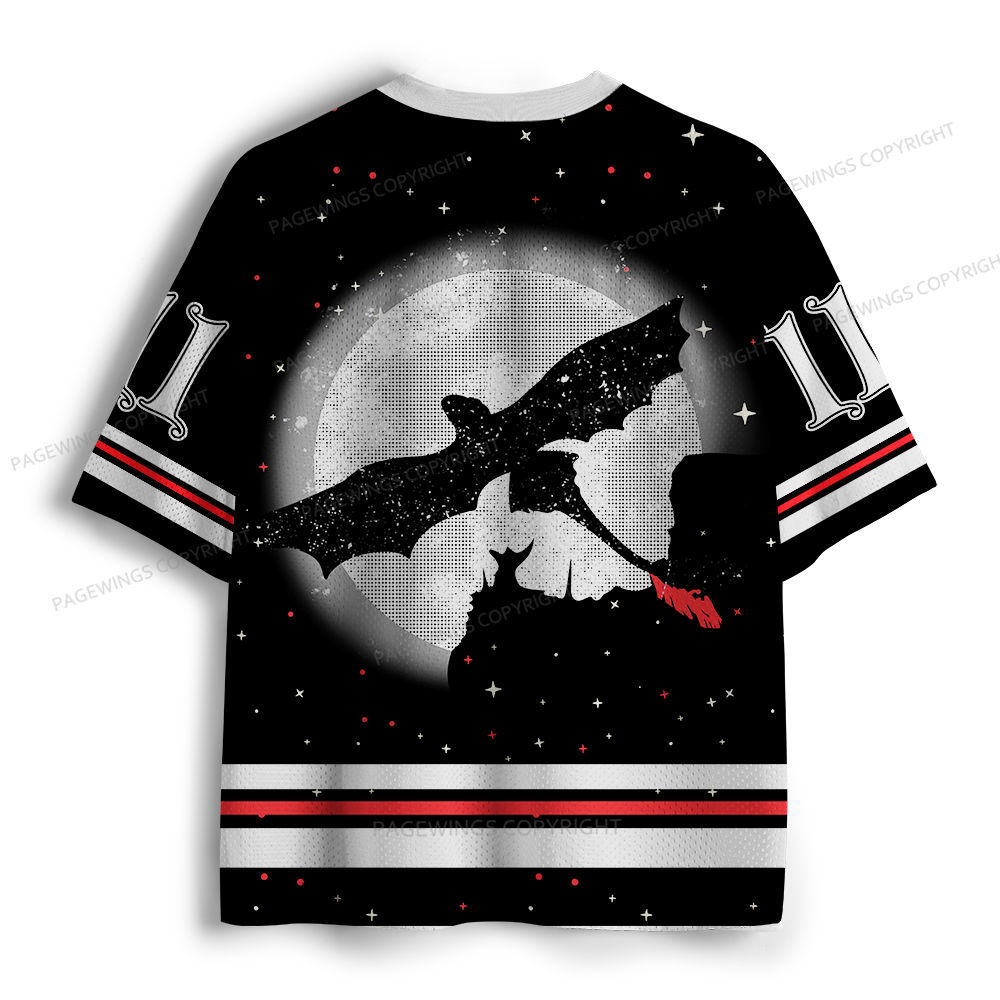 Pagewings Fantasy Books Lover Unisex Mesh Jersey