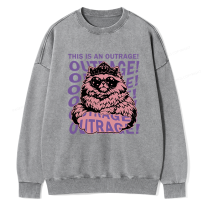 Pagewings Sci-Fi Novel Lover Unisex Washed Sweatshirt