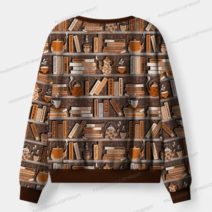 Pagewings Rather Give Me A Cuppa Unisex Flannel Pajama Set