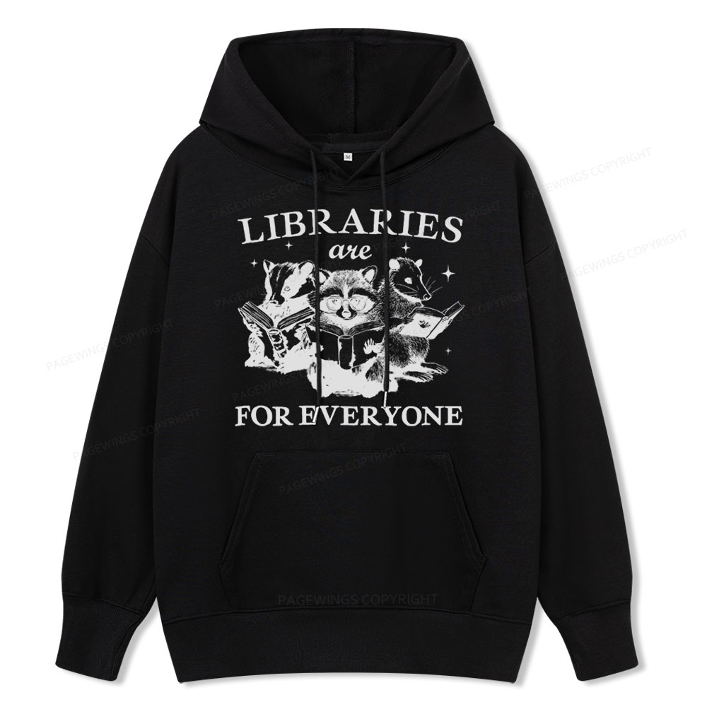 Pagewings Libraries Are For Everyone Unisex Classic Hoodie