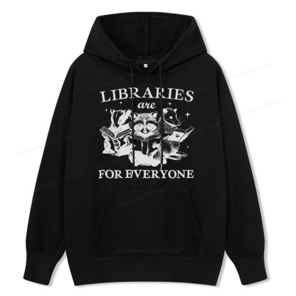 Pagewings Libraries Are For Everyone Unisex Classic Hoodie