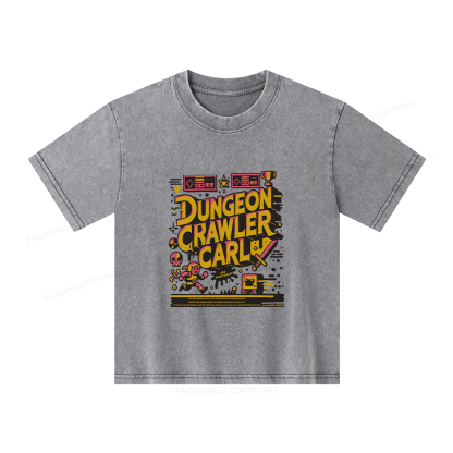 Pagewings Book New Achievement Unisex Kids Washed T-shirt