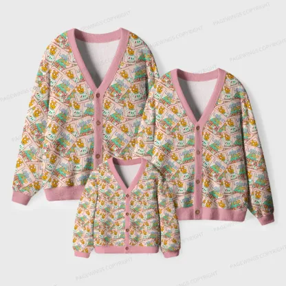 Pagewings Library Card Unisex Ugly Cardigan Sweaters