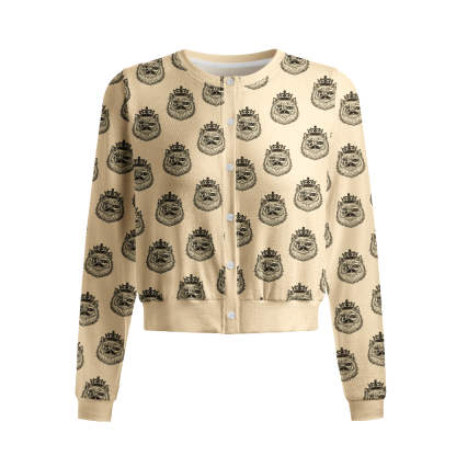 Pagewings Sci Fi Book Lover Crew Neck Cardigan Sweaters