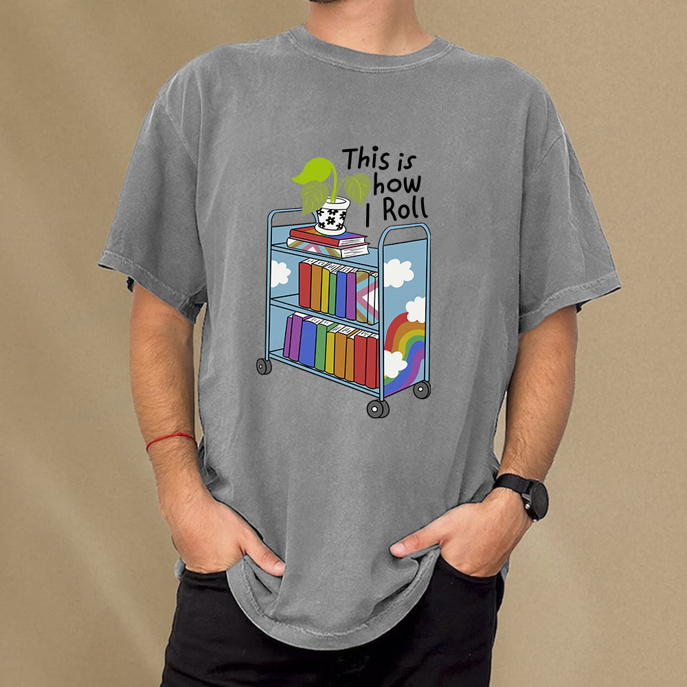 Pagewings This Is How I Roll Unisex Washed T-shirt