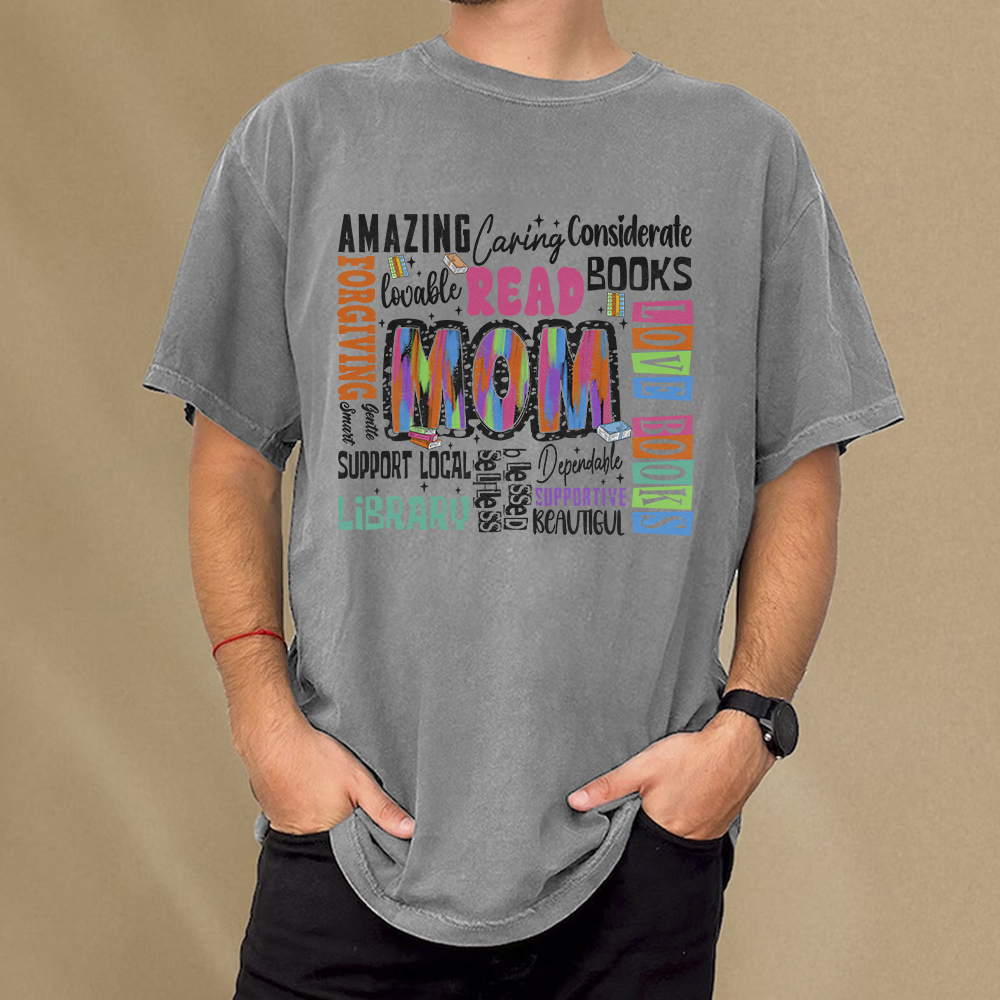 Pagewings Read Books Unisex Washed T-shirt