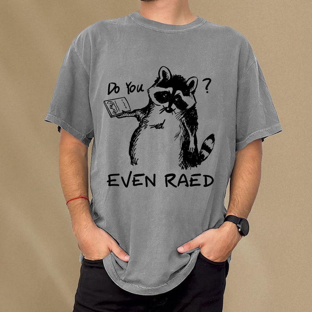 Pagewings Do You Even Read Unisex Washed T-shirt