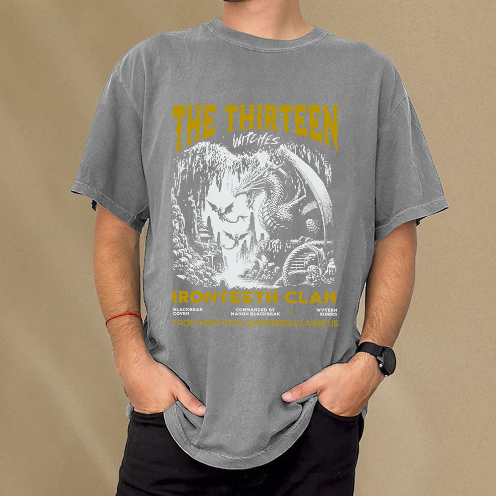 Pagewings The Thirteen Unisex Washed T-shirt