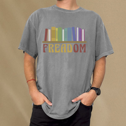 Pagewings Freadom Unisex Washed T-shirt