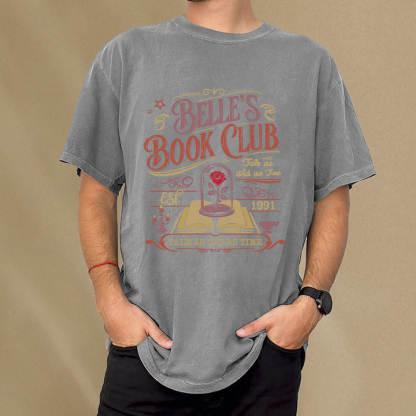 Pagewings Belle‘s Book Club Unisex Washed T-shirt