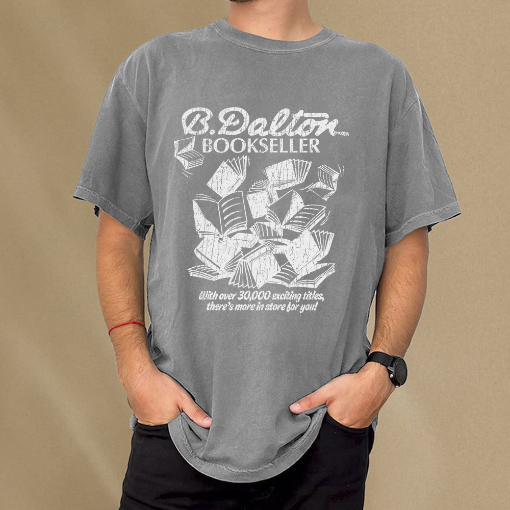Pagewings B. Dalton Bookseller Unisex Washed T-shirt