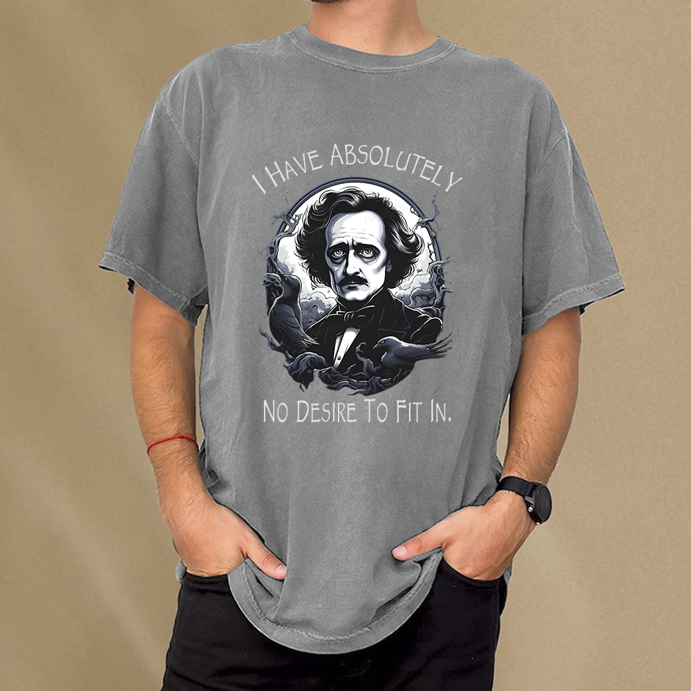 Pagewings I Have Absolutely No Desire To Fit In. Unisex Washed T-shirt