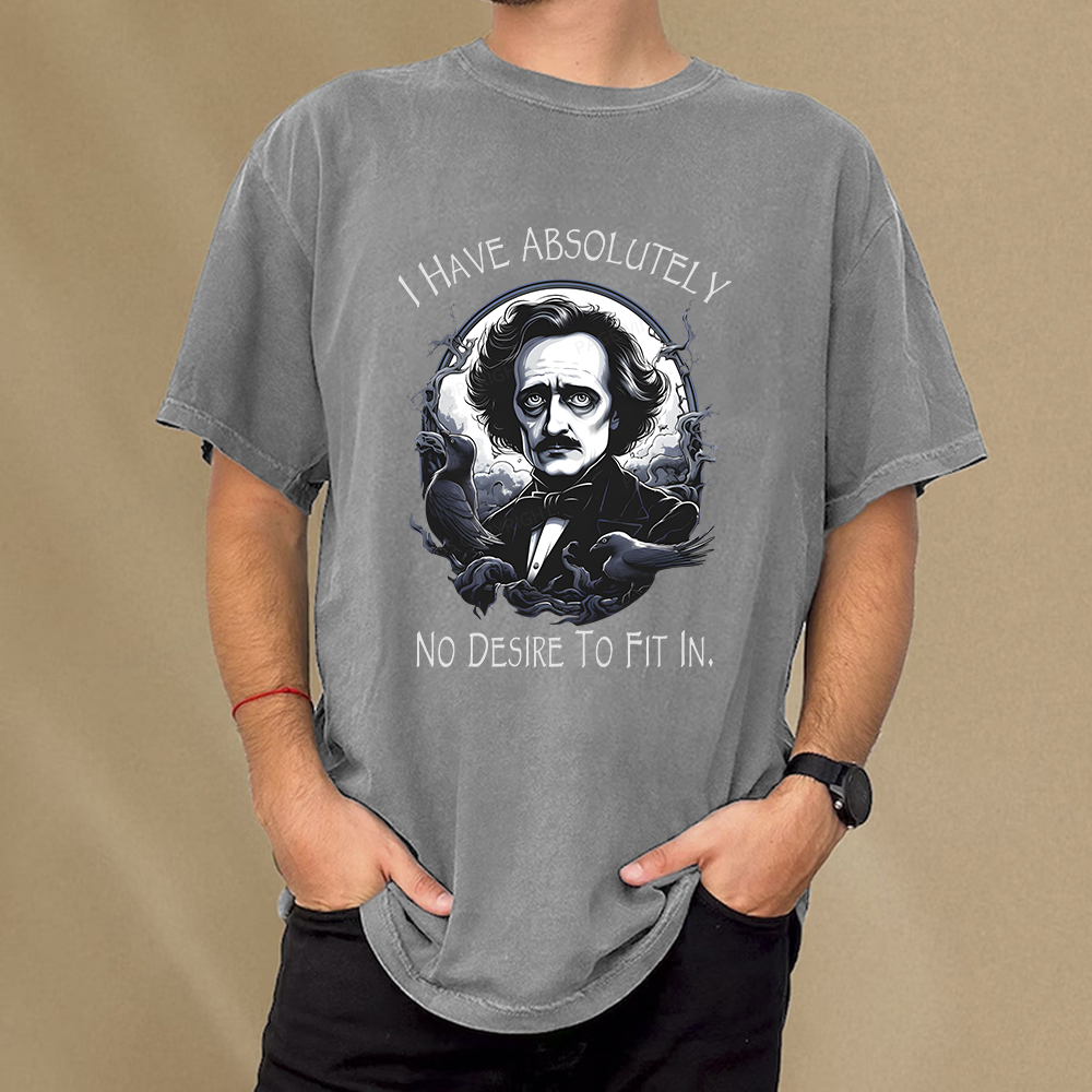 Pagewings I Have Absolutely No Desire To Fit In. Unisex Washed T-shirt
