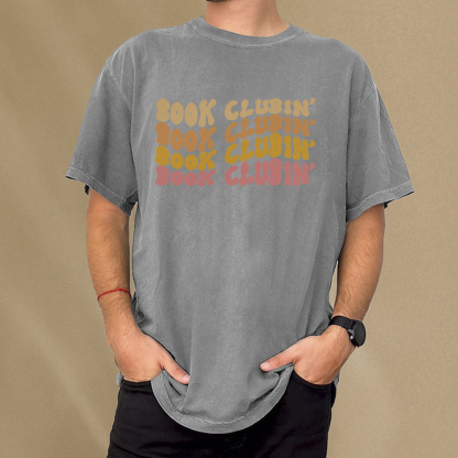 Pagewings Book Clubin’ Unisex Washed T-shirt