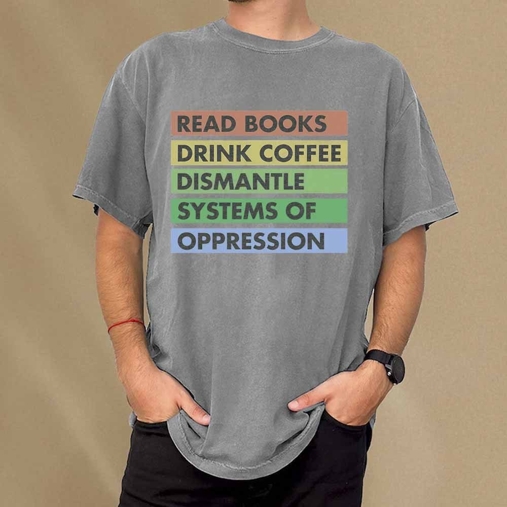 Pagewings Read Books T-Shirt Unisex Washed T-shirt