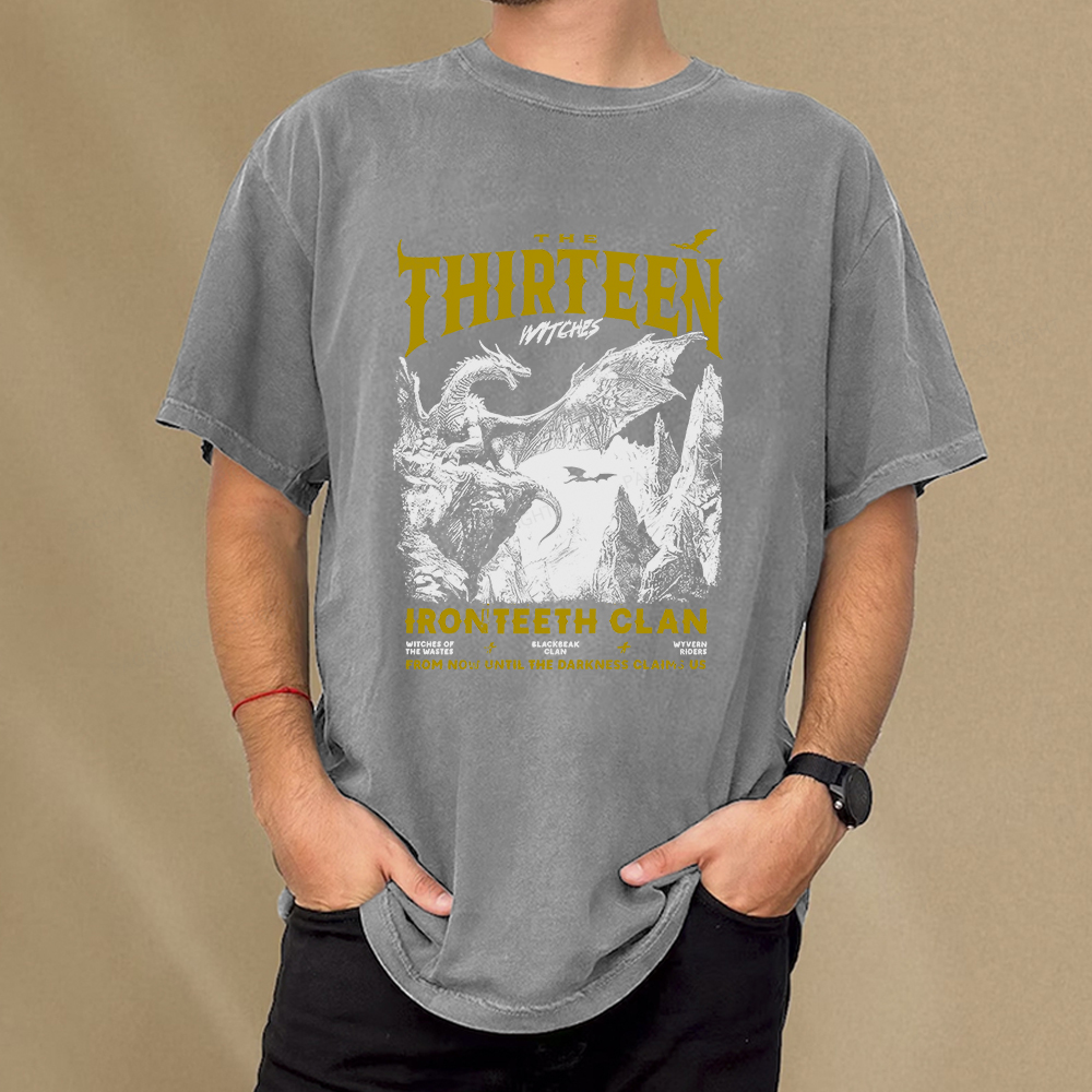 Pagewings The Thirteen Unisex Washed T-shirt