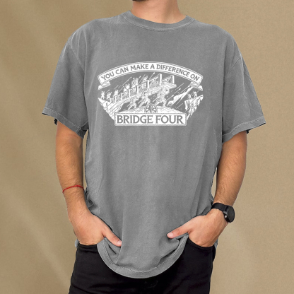 Pagewings Bridge Four Unisex Washed T-shirt