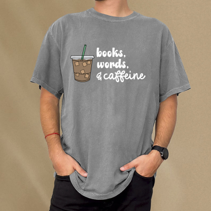 Pagewings Phonemes Graphemes Caffeine Unisex Washed T-shirt