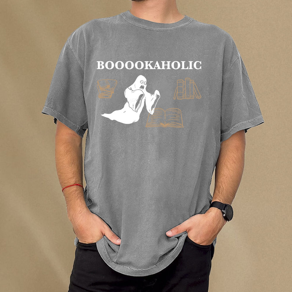 Pagewings Booookaholic Unisex Washed T-shirt