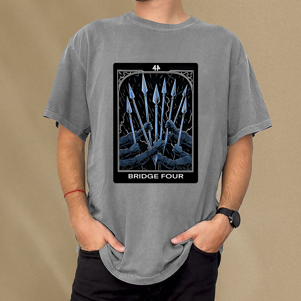 Pagewings Bridge Four Unisex Washed T-shirt