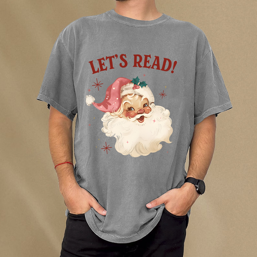 Pagewings Let’s Read Unisex Washed T-shirt