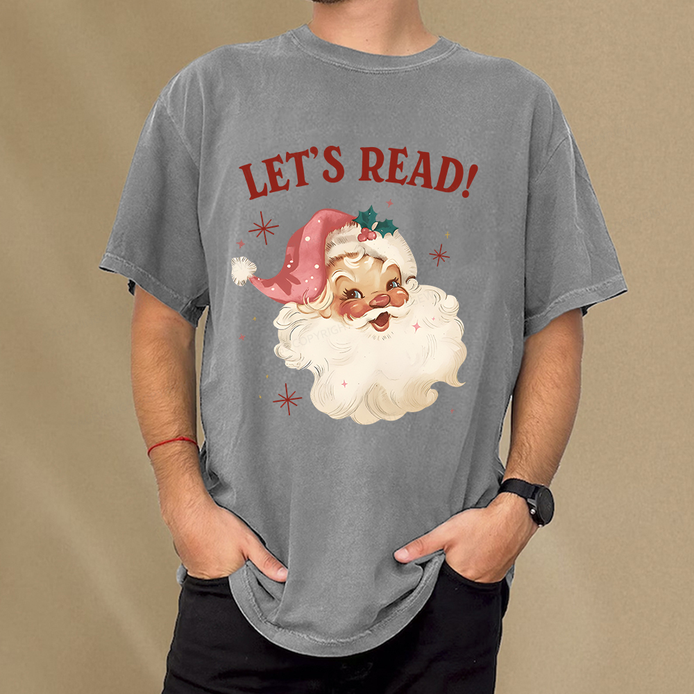 Pagewings Let’s Read Unisex Washed T-shirt