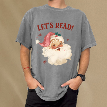 Pagewings Let’s Read Unisex Washed T-shirt