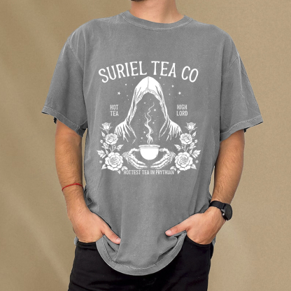 Pagewings Suriel Tea Co Unisex Washed T-shirt