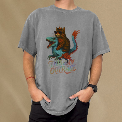 Pagewings Vintage Book Lover Princess Unisex Washed T-shirt