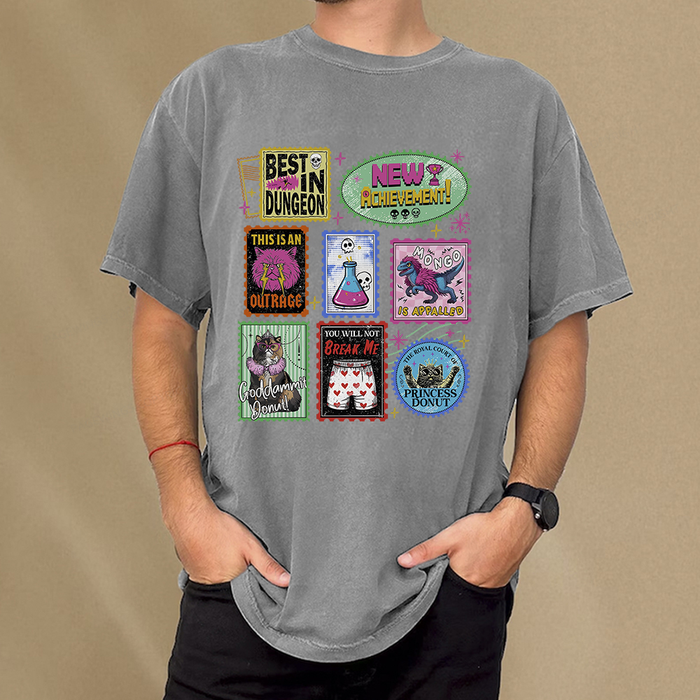 Pagewings New Achievement Unisex Washed T-shirt