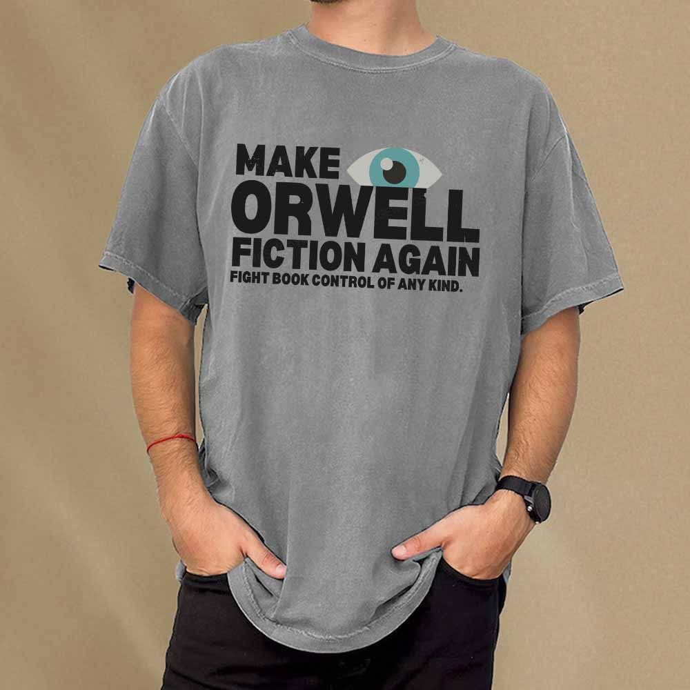 Pagewings Read Banned Books Unisex Washed T-shirt