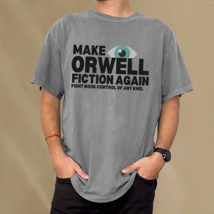 Pagewings Read Banned Books Unisex Washed T-shirt