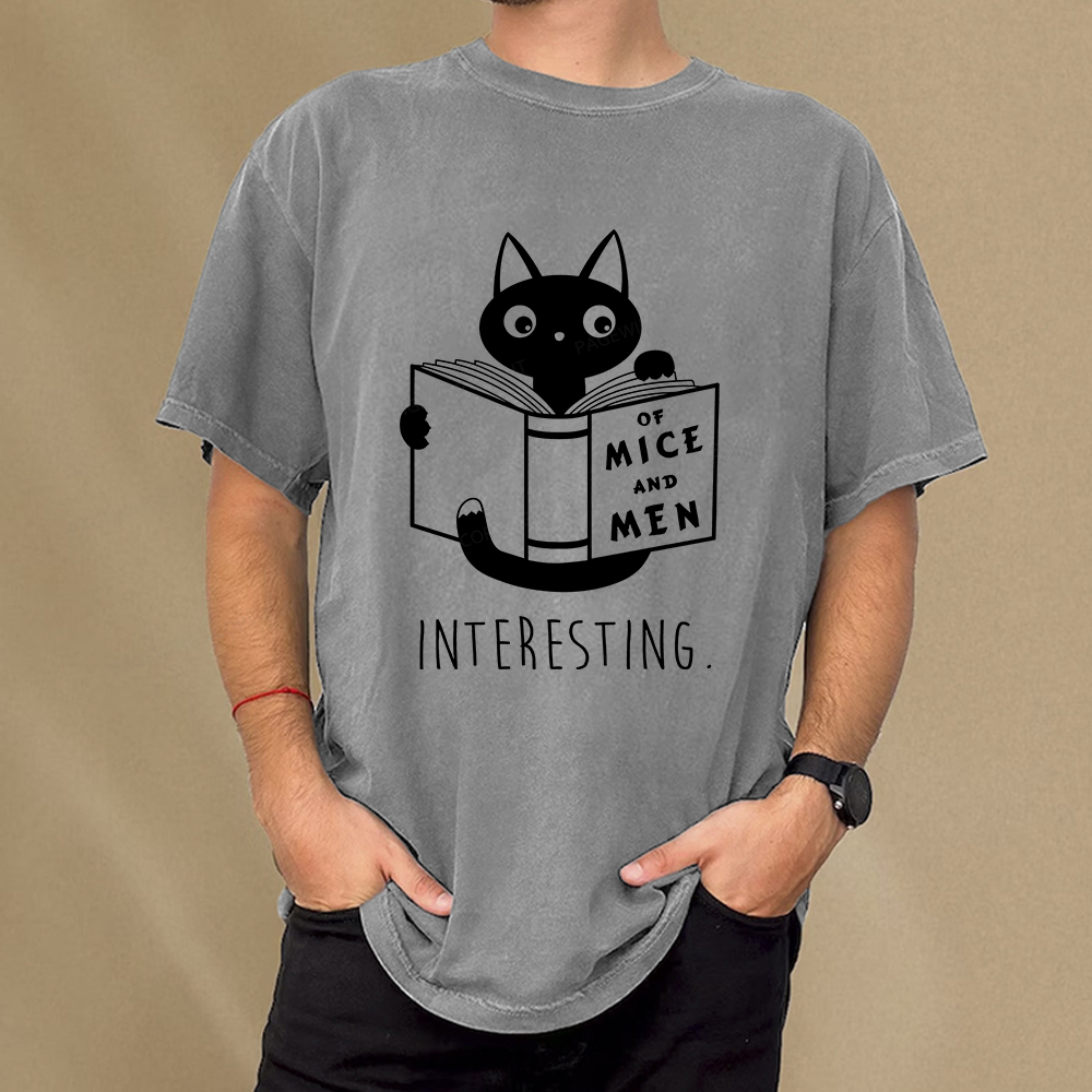 Pagewings Of Mice Unisex Washed T-shirt