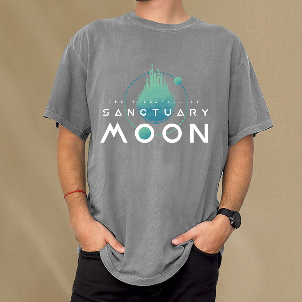 Pagewings Sanctuary Moon Unisex Washed T-shirt