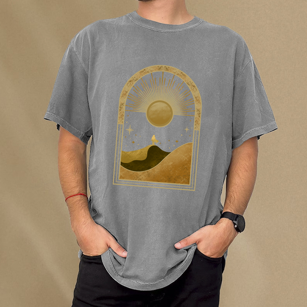 Pagewings Sci-Fi Lover Unisex Washed T-shirt