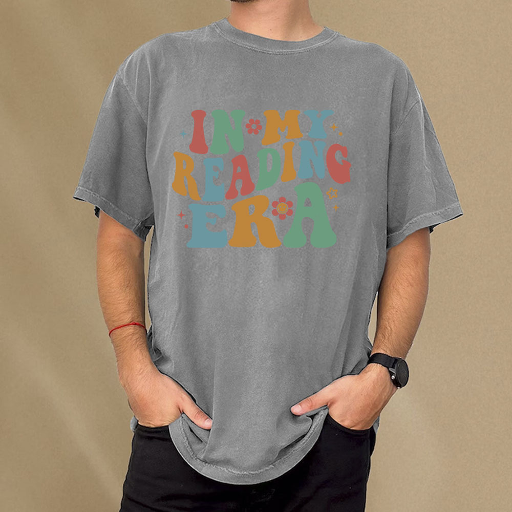 Pagewings In My Reading Era Unisex Washed T-shirt