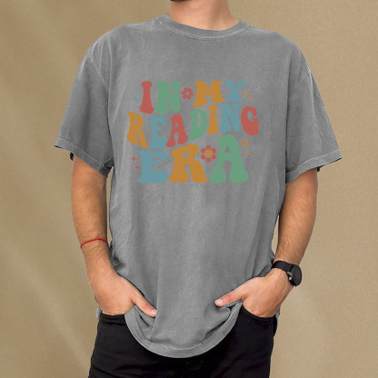 Pagewings In My Reading Era Unisex Washed T-shirt