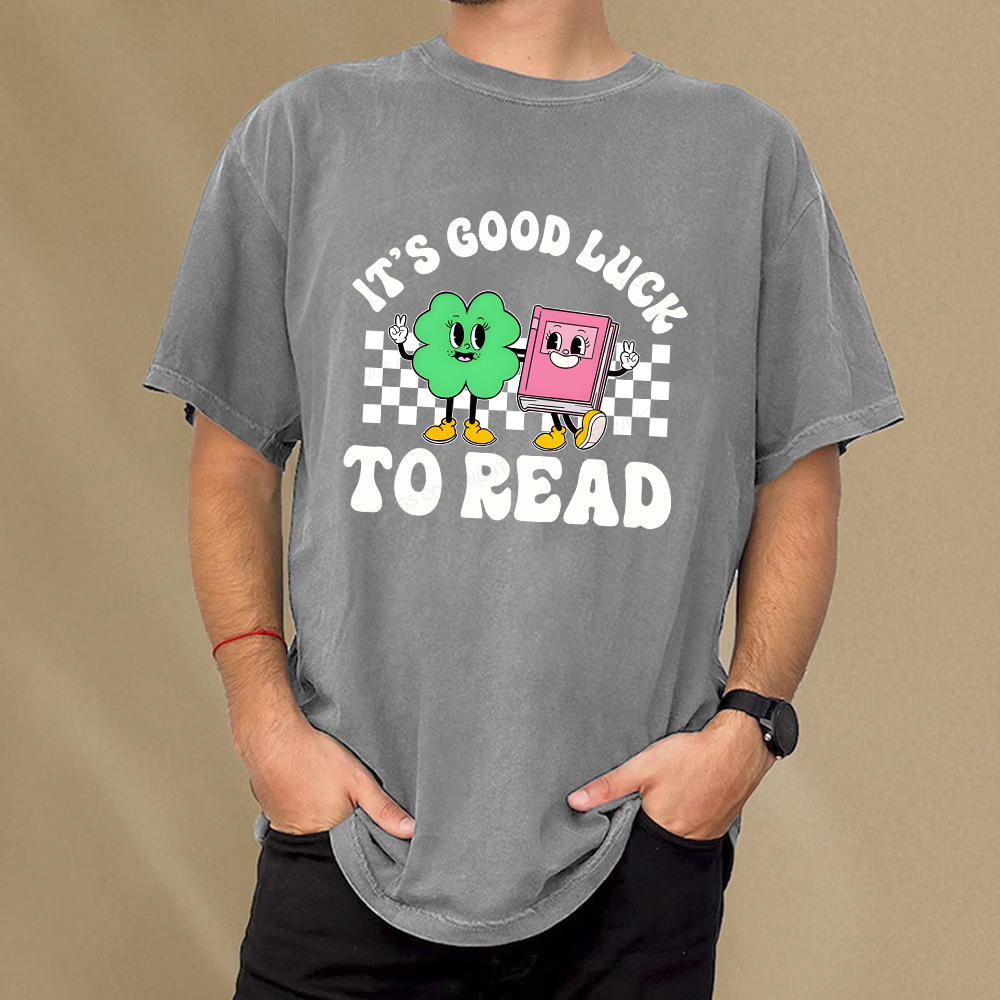Pagewings St Patricks Day Teacher Shirt  Unisex Washed T-shirt