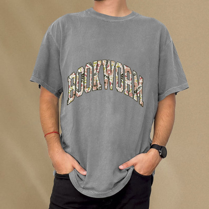 Pagewings Bookworm Unisex Washed T-shirt