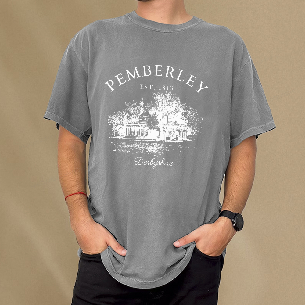 Pagewings Pride and Prejudice Unisex Washed T-shirt