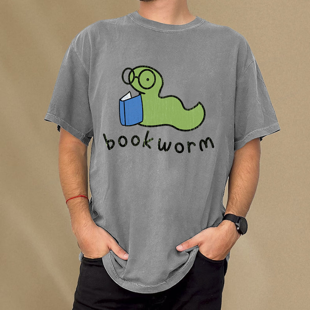 Pagewings Bookworm Unisex Washed T-shirt