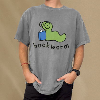 Pagewings Bookworm Unisex Washed T-shirt