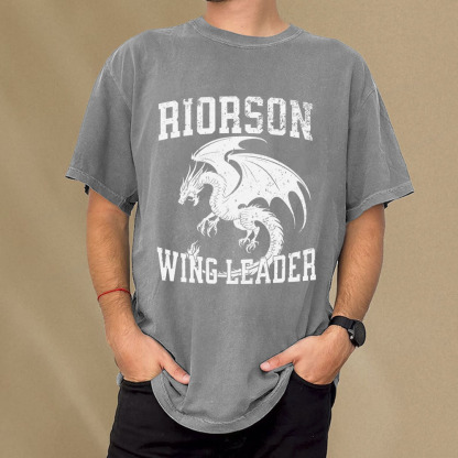 Pagewings Riorson Wing-Leader Unisex Washed T-shirt